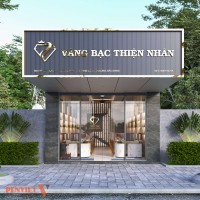 Thiết kế nội thất tiệm vàng Thiện Nhân phong cách hiện đại